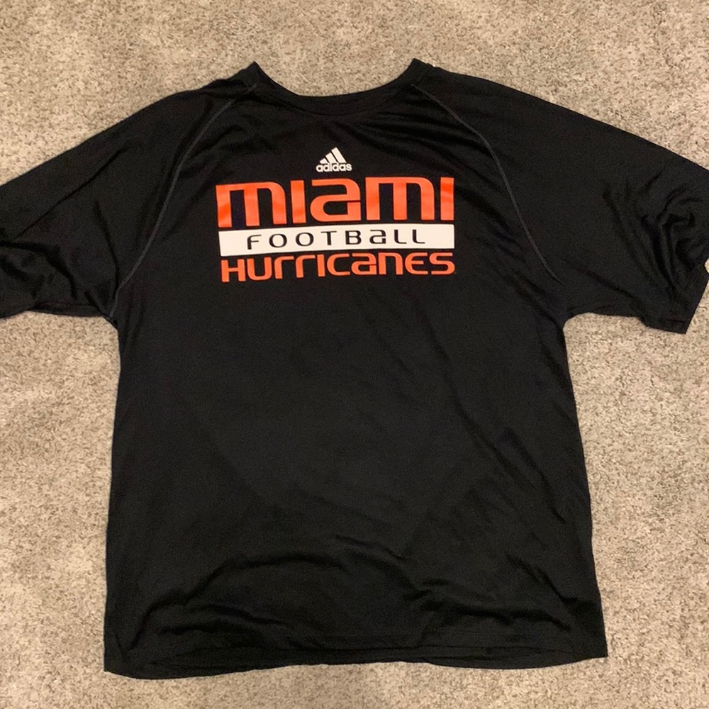 University of Miami Hurricanes Football Dri-Fit Shirt